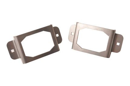 Cantonal Set van 2 beschermrekken - Geschikt voor Flexipoint achterlichten - RVS - 130x64x27 mm