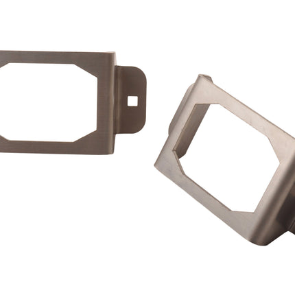 Cantonal Set van 2 beschermrekken - Geschikt voor Flexipoint achterlichten - RVS - 130x64x27 mm