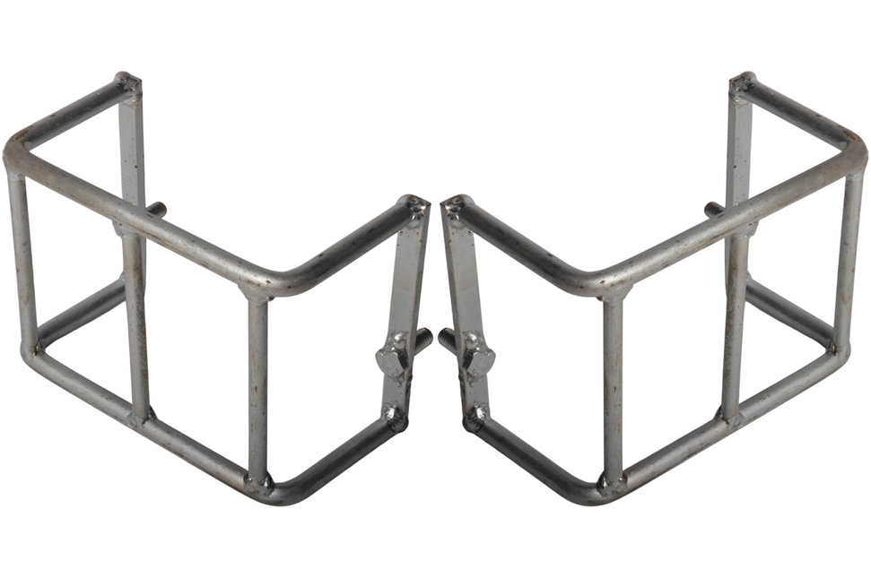 Cantonal Set van 2 beschermrekken voor achterlicht - staal - 140x110x70 mm