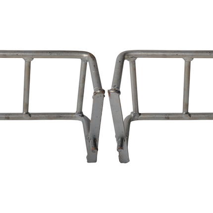 Cantonal Set van 2 beschermrekken voor achterlicht - staal - 140x110x70 mm