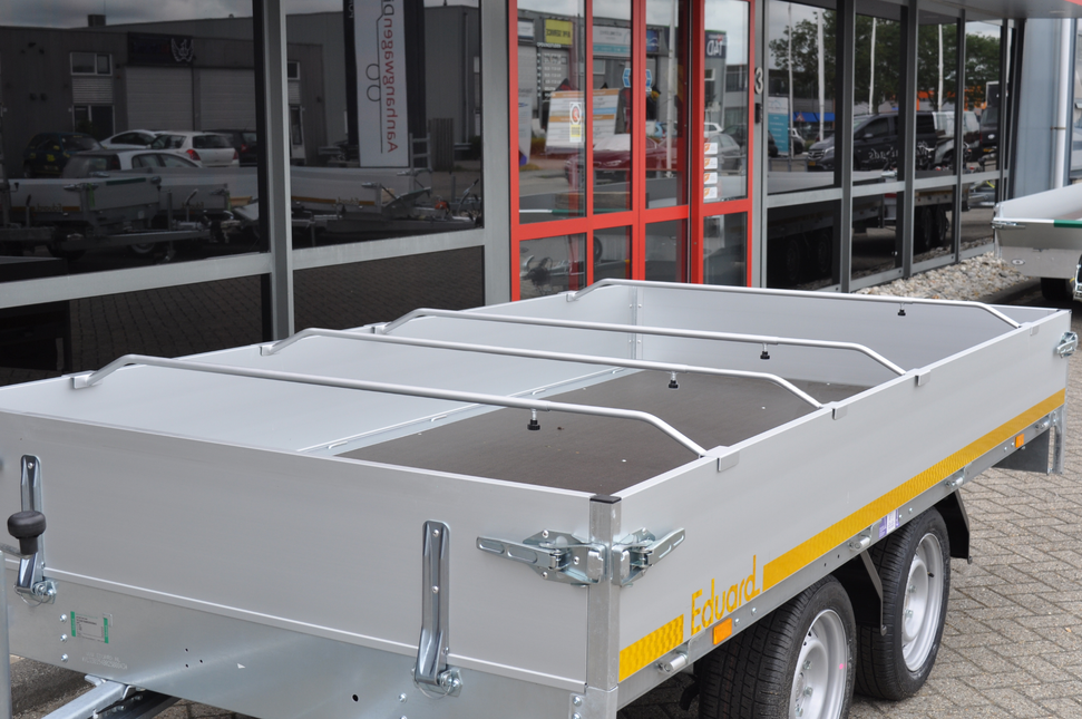 Cantonal Set van 4 aluminium verstelbare afdekzeilbeugels - 135-215 cm
