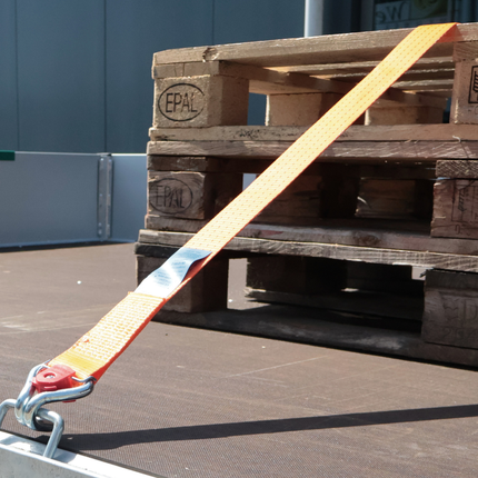 Cantonal Set van 4 spanbanden 800x5 cm - 4000 kg - magnetische haak