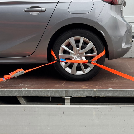 Cantonal Set van 4 spanbanden voor autoambulance - 330x3,6 cm (3000 kg)