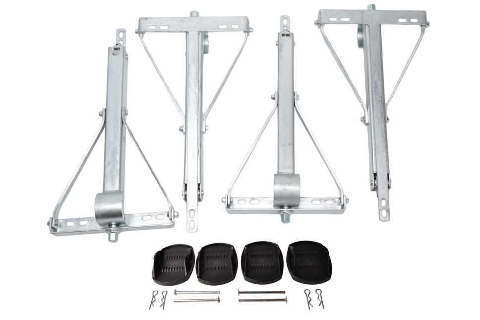 Cantonal Set van 4 Type Winterhoff uitdraaisteunen en stabilisatievoeten