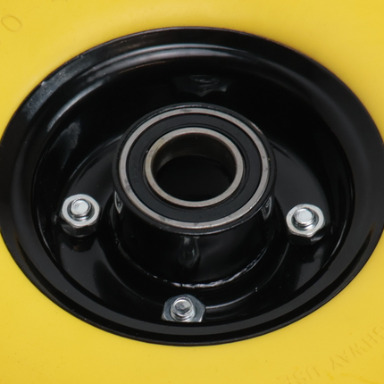 Cantonal Set van twee premium 3.00-4 steekwagenwielen - anti lek - naafdiameter: 25 mm - naaflengte: 75 mm