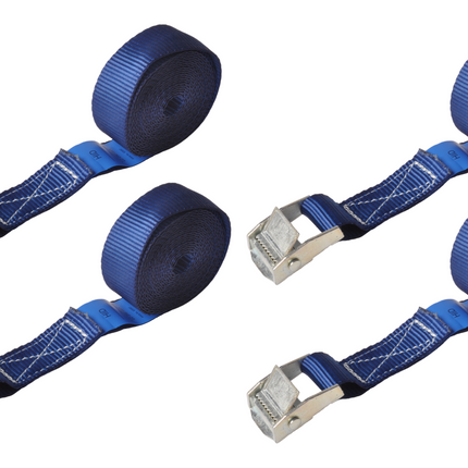 Cantonal Sjorband blauw 300x2,5 cm (250 kg) - set van 4 stuks