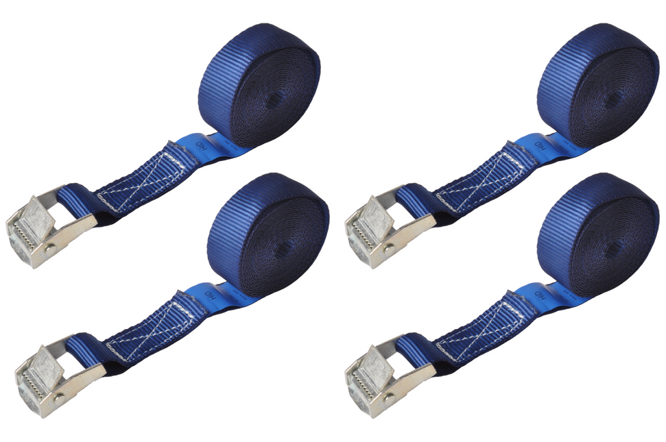 Cantonal Sjorband blauw 300x2,5 cm (250 kg) - set van 4 stuks