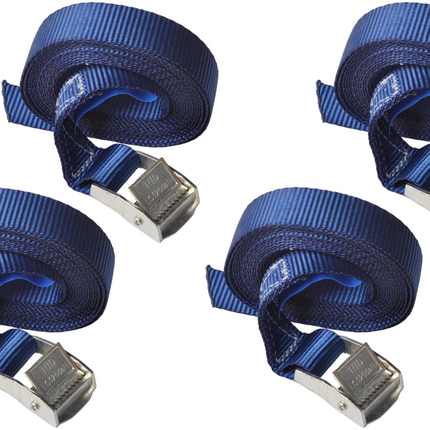 Cantonal Sjorband blauw 300x2,5 cm (250 kg) - set van 4 stuks