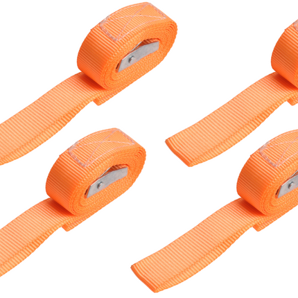 Cantonal Sjorband oranje 195x2,5 cm (250 kg) 2-delig - set van 4 stuks