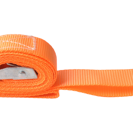Cantonal Sjorband oranje 195x2,5 cm (250 kg) 2-delig - set van 4 stuks