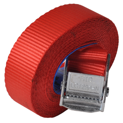 Cantonal Sjorband rood 300x2,5 cm (250 kg) - set van 4 stuks