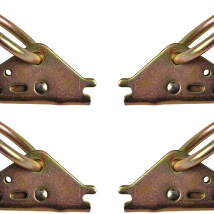 Cantonal Sjoroog voor bevestigingsrails 80x14 mm - set van 4 stuks