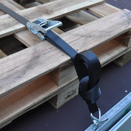 Cantonal Spanband zwart 600x3,5 cm (3000 kg)