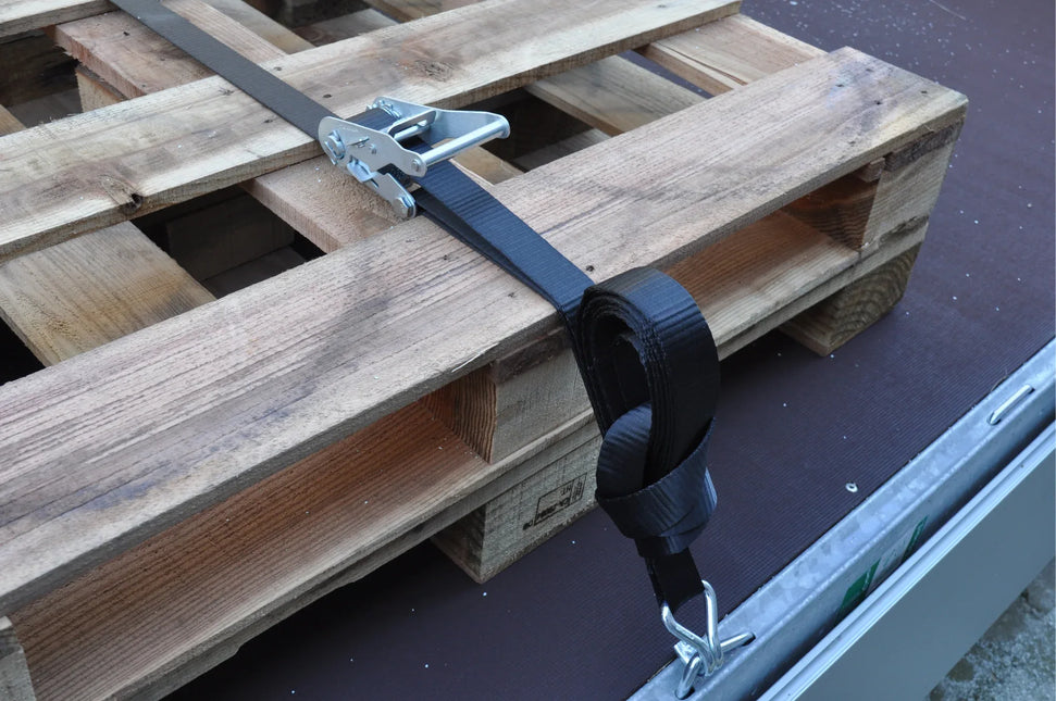 Cantonal Spanband zwart 600x3,5 cm (3000 kg)