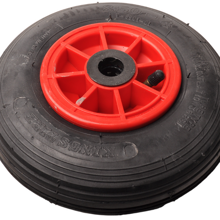 Cantonal Steekwagenwiel - 2.50-4 - luchtband en kunststof velg - maximale belasting: 75 kg - asgat/naafdiameter: 20 mm - inclusief rollager