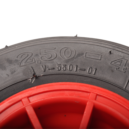 Cantonal Steekwagenwiel - 2.50-4 - luchtband en kunststof velg - maximale belasting: 75 kg - asgat/naafdiameter: 20 mm - inclusief rollager