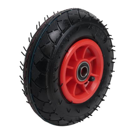 Cantonal Steekwagenwiel - 2.50-4 - luchtband en kunststof velg - maximale belasting 100 kg - asgat/naafdiameter: 16 mm - inclusief kogellager