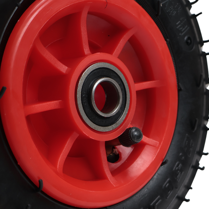Cantonal Steekwagenwiel - 2.50-4 - luchtband en kunststof velg - maximale belasting 100 kg - asgat/naafdiameter: 16 mm - inclusief kogellager