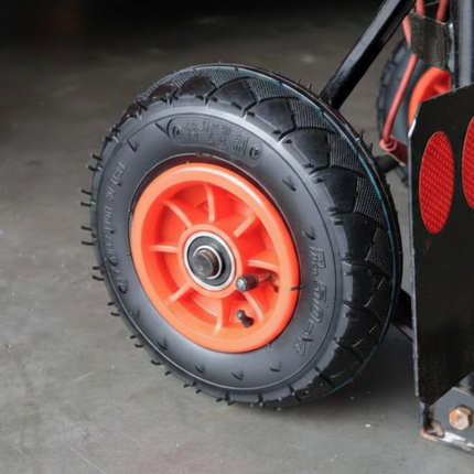 Cantonal Steekwagenwiel - 2.50-4 - luchtband en kunststof velg - maximale belasting 100 kg - asgat/naafdiameter: 16 mm - inclusief kogellager