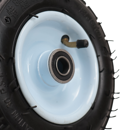 Cantonal Steekwagenwiel - 2.50-4 - luchtband en stalen velg - maximale belasting 100 kg - asgat/naafdiameter: 16 mm - inclusief kogellager