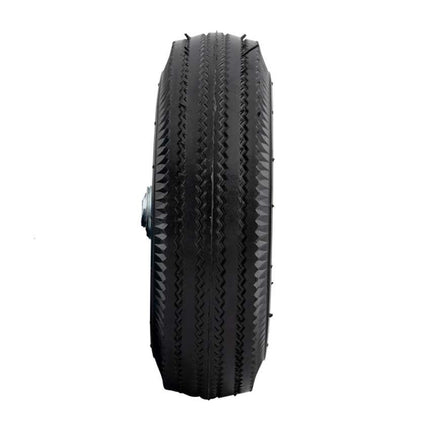 Cantonal Steekwagenwiel - 3.50-4 - luchtband en stalen velg - maximale belasting: 75 kg - asgat/naafdiameter: 16 mm - inclusief kogellager