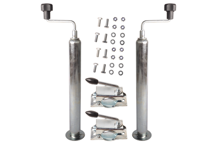 Cantonal Steunpoten set 48 mm - complete set inclusief klemmen en bevestigingsmateriaal