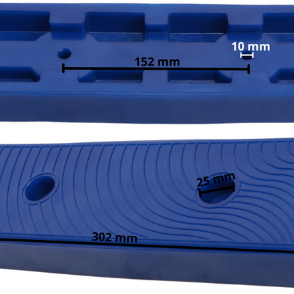 Cantonal Stootkussen - 302x101x30 mm - blauw
