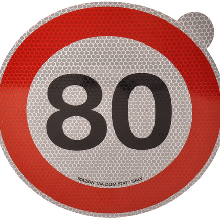 Cantonal Tempo 80 sticker Italië - 20 cm