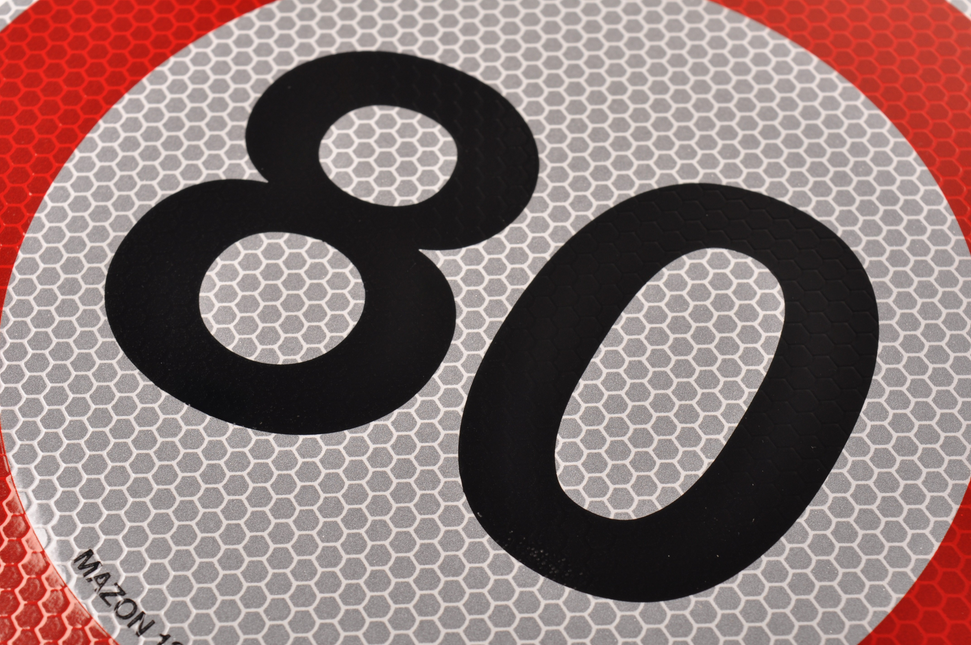 Cantonal Tempo 80 sticker Italië - 20 cm
