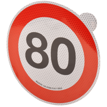 Cantonal Tempo 80 sticker Italië - 20 cm