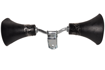 Cantonal Trompetrollen set - 400x140x140 mm - zwart - voor rubberboot