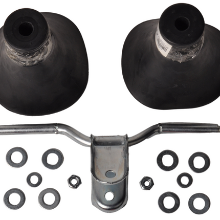 Cantonal Trompetrollen set - 400x140x140 mm - zwart - voor rubberboot