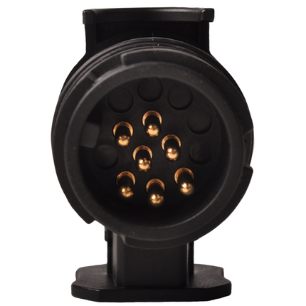 Cantonal Verloopstekker /adapter premium kwaliteit: Auto 13 polig - Aanhanger 7 polig