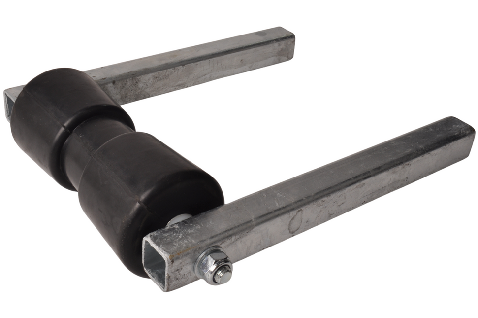 Cantonal Verstelbare kielrol set - 183x85 mm - koker 30x30x300 mm