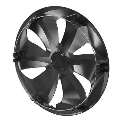 Cantonal Wieldoppenset roco 4 Stuks voor 13 Inch velgen - zilver/zwart