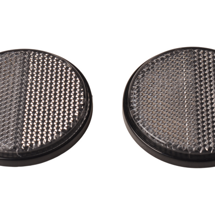 Cantonal Witte reflector 58 mm zelfklevend rond - 2 stuks