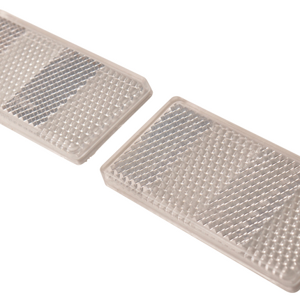 Cantonal Witte reflector 70x30 mm zelfklevend - set van 2 stuks