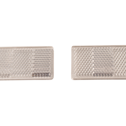 Cantonal Witte reflector 70x30 mm zelfklevend - set van 2 stuks