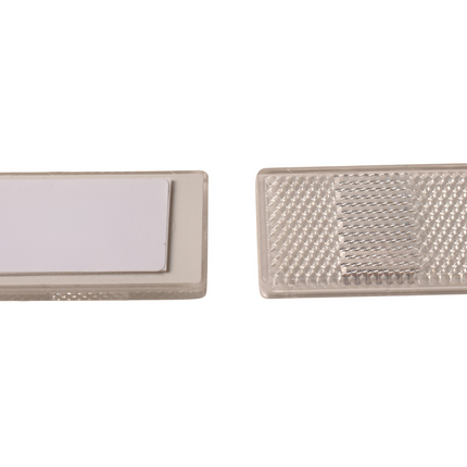 Cantonal Witte reflector 70x30 mm zelfklevend - set van 2 stuks