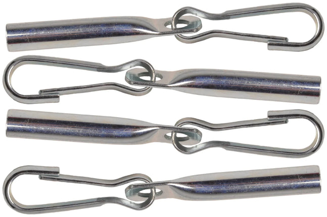 Cantonal Zeilsluiting met haak voor touw en snoeren (8 mm) - 4 stuks