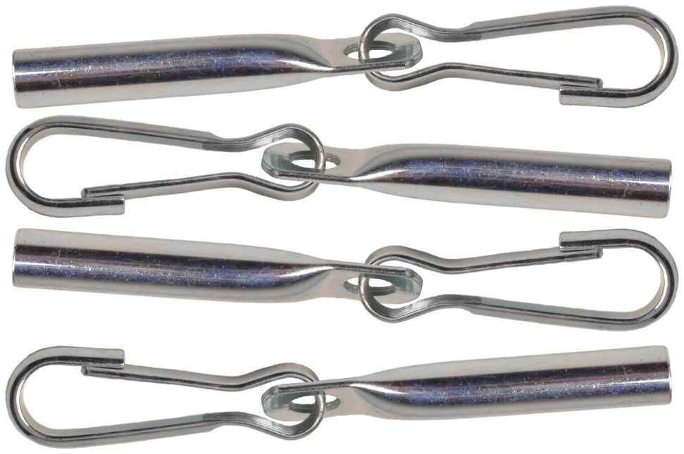Cantonal Zeilsluiting met haak voor touw en snoeren (8 mm) - 4 stuks