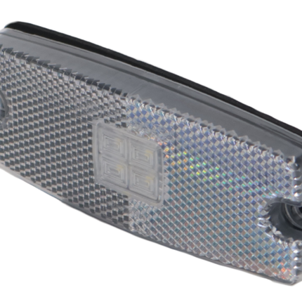 Cantonal Zijmarkeringslamp LED - 110x44 mm - 10-30V- wit - losse draad aansluiting