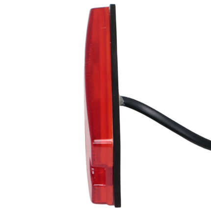 Cantonal Zijmarkeringslamp LED - 110x44 mm - rood - losse draad aansluiting