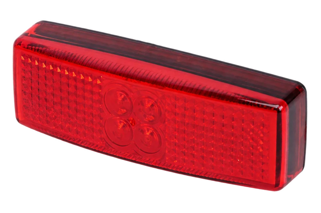 Cantonal Zijmarkeringslamp Rood LED 112x40 mm