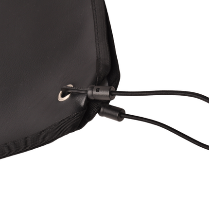 Cantonal Zwarte disselhoes 87x55 cm - PU materiaal - inclusief elastiek