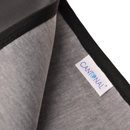 Cantonal Zwarte disselhoes 87x55 cm - PU materiaal - inclusief elastiek