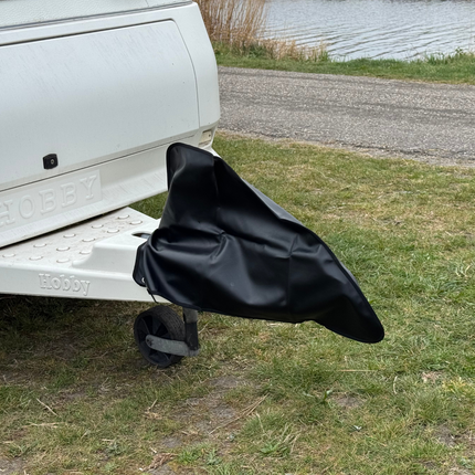 Cantonal Zwarte disselhoes 87x55 cm - PU materiaal - inclusief elastiek