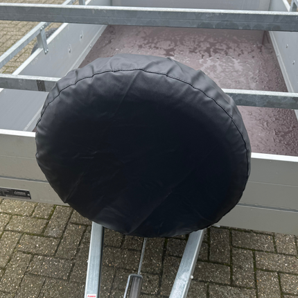 Cantonal Zwarte reservewiel hoes - 13 inch - Ø58x21 cm