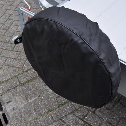 Cantonal Zwarte reservewiel hoes - 14/15 inch - Ø65x21 cm