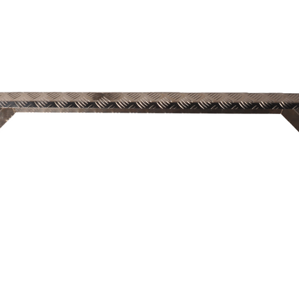De Haan Aluminium traanplaat tandem spatbord - 1500x200x350 mm - 5-kant